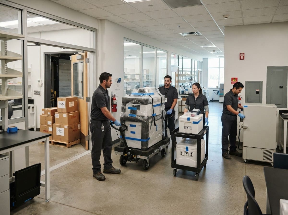 Déménagement de laboratoire
